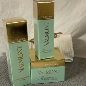 VALMONT SKINCARE SET:
Mask, Serum, Booster